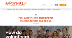 Desktop Screenshot of parents1st.org.uk
