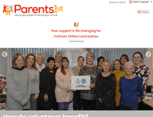 Tablet Screenshot of parents1st.org.uk